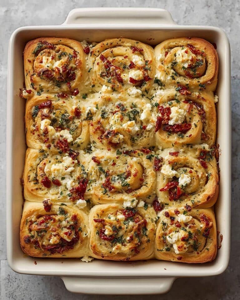 Pesto Feta Rolls Recipe
