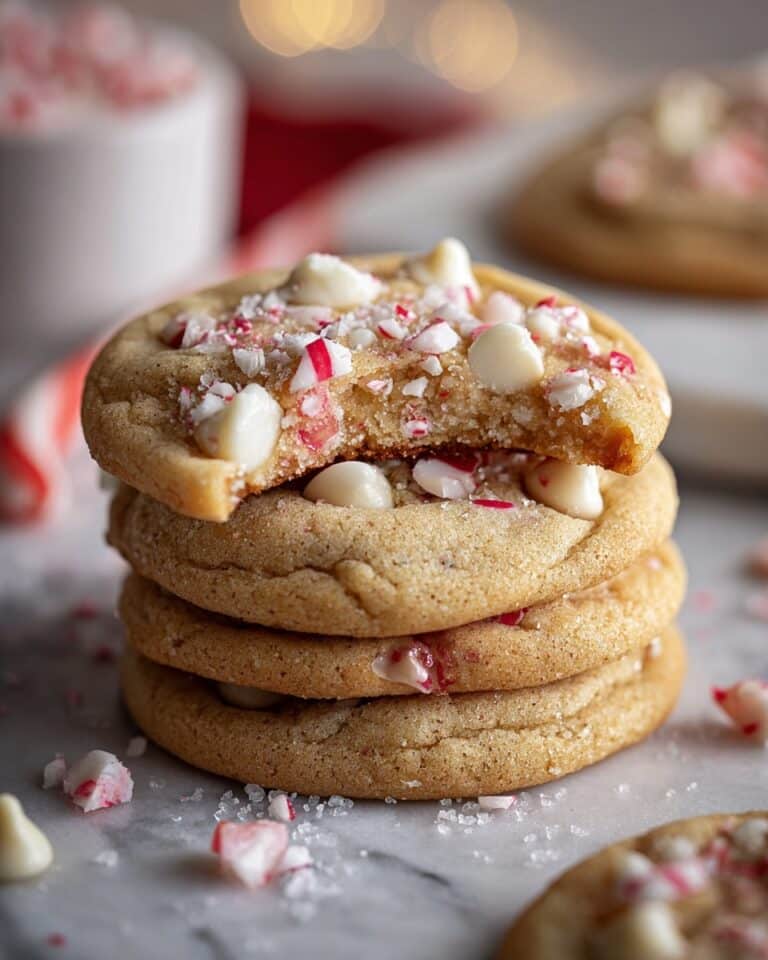 White Chocolate Candy Cane Cookies Recipe