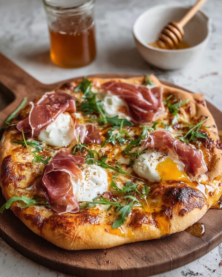 Prosciutto and Honey Burrata Pizza Recipe