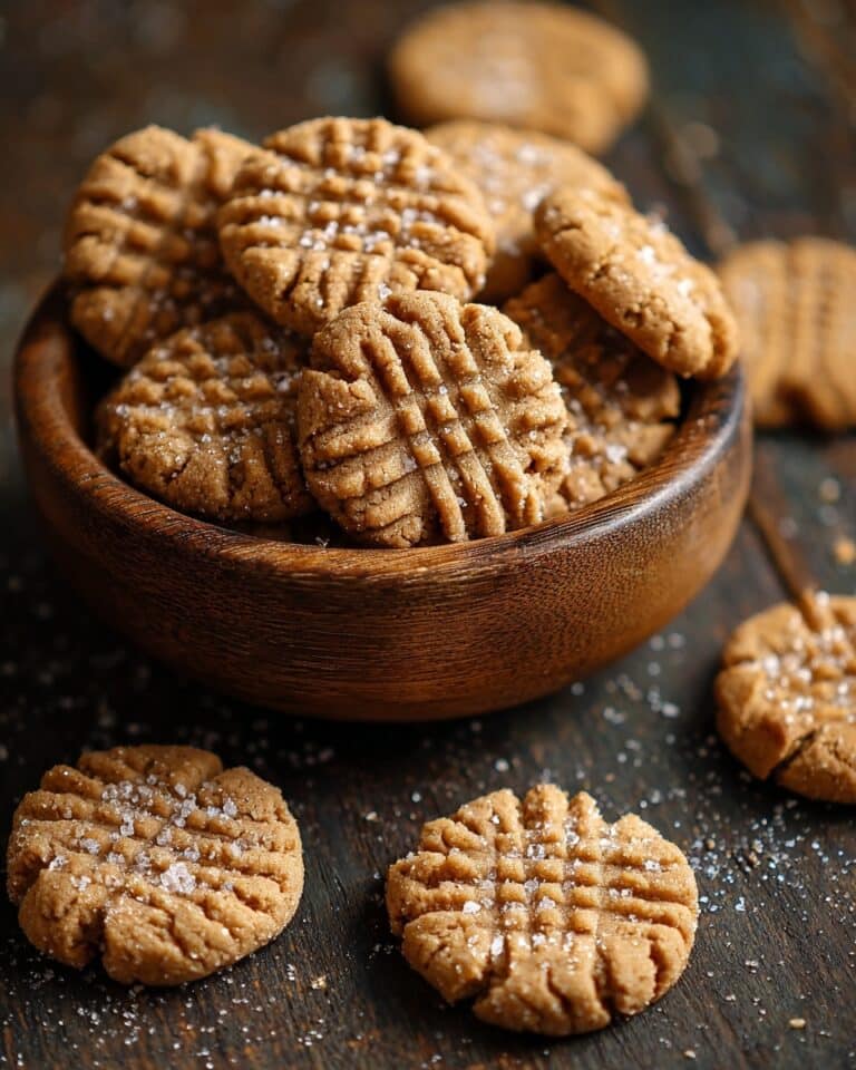 Low Calorie Sugar-Free Almond Flour Peanut Butter Cookies Recipe