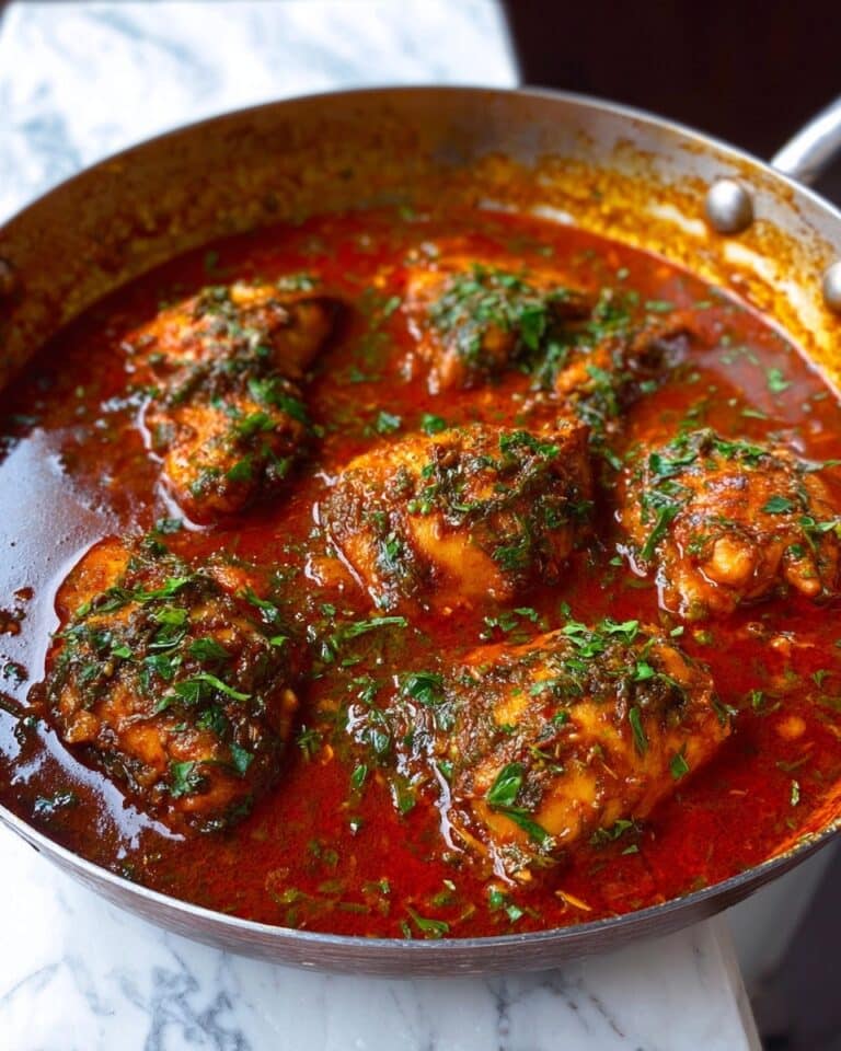 Classic Spicy Moroccan Fish in Rich Tomato Sauce Recipe