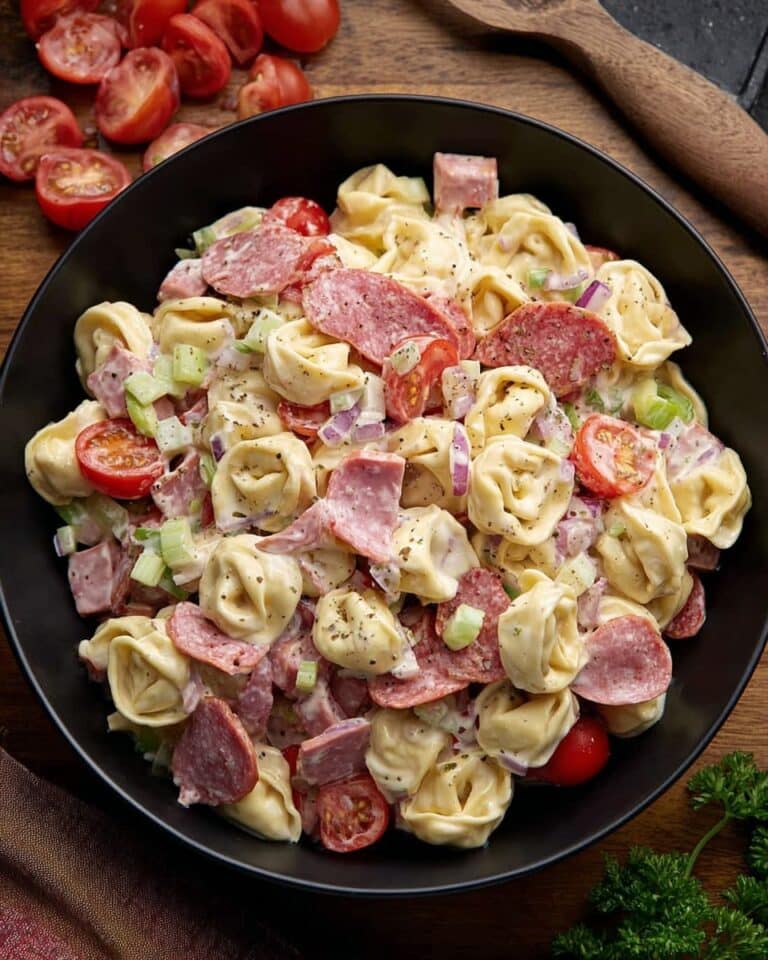Italian Grinder Tortellini Salad Recipe