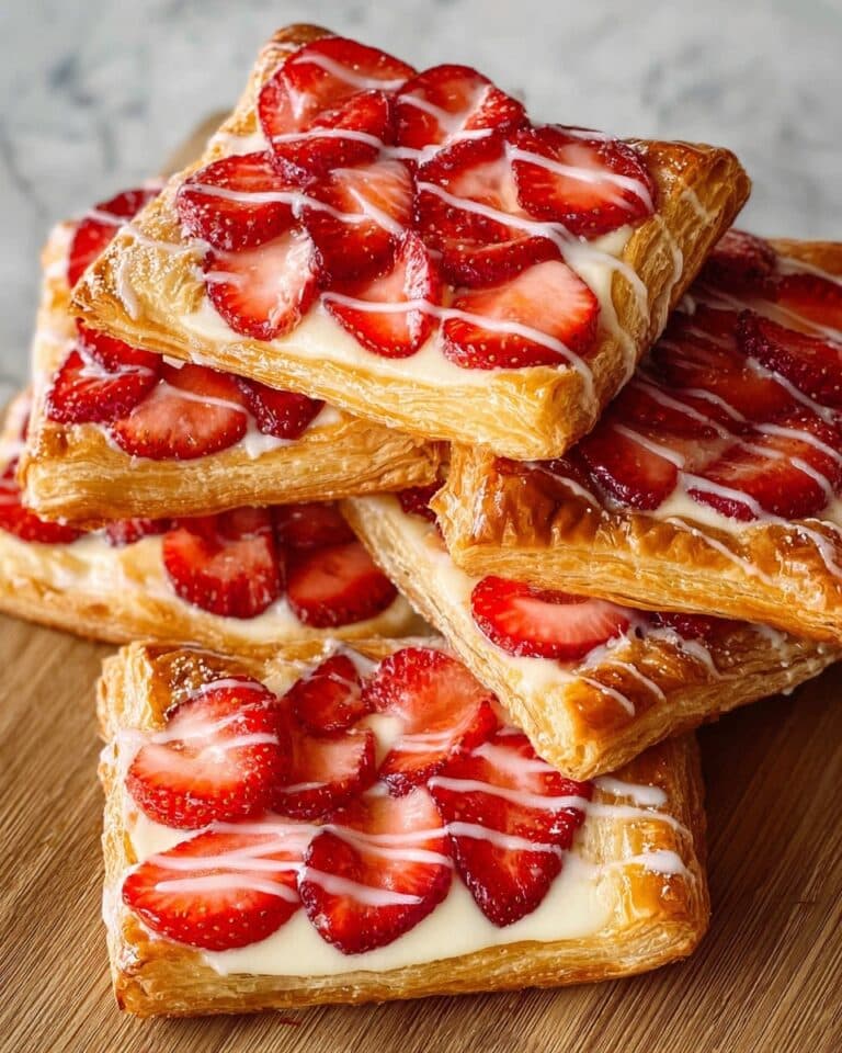 Strawberry Danish with Cream Cheese Filling Recipe
