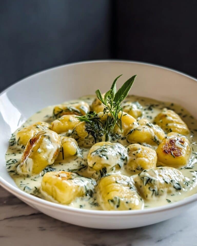 Heavenly Millionaire Gnocchi with Creamy Parmesan Sauce Recipe