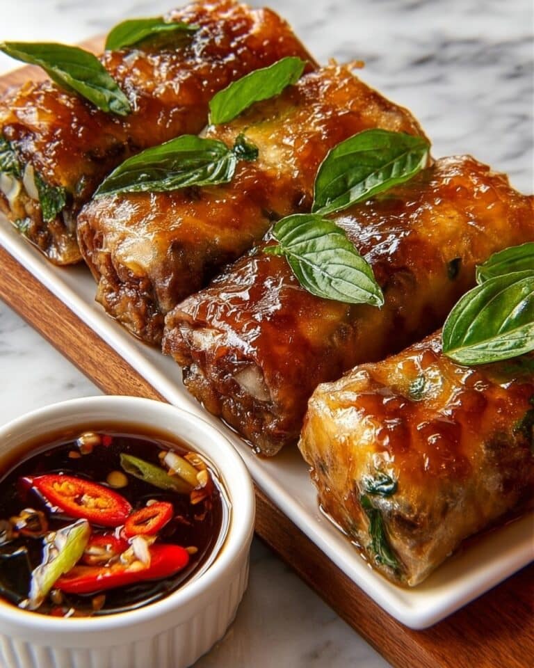 Thai Basil Beef Rolls – Fresh Thai Flavors in Every Bite Recipe