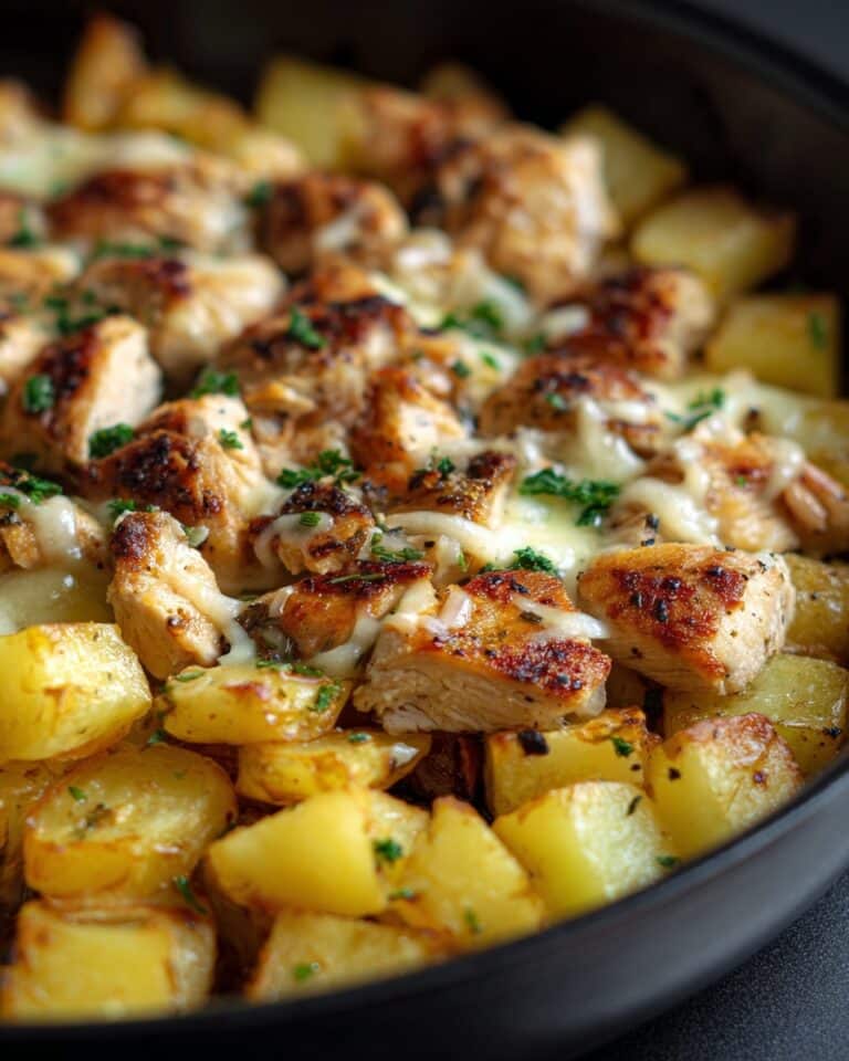 Garlic Parmesan Chicken and Potatoes (One-Pan Dinner) Recipe