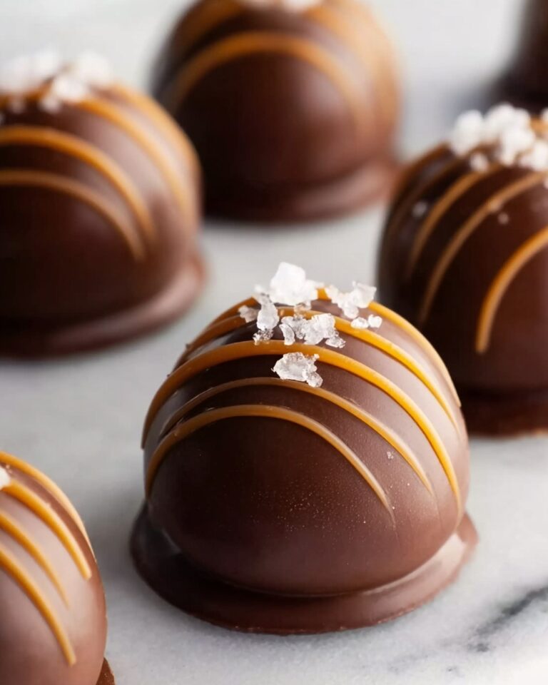 Salted Caramel Fudge Truffles Recipe