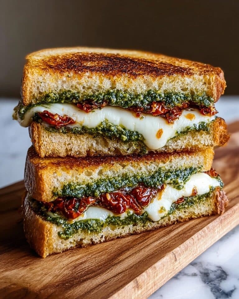 Sun-Dried Tomato Pesto Grilled Cheese Recipe