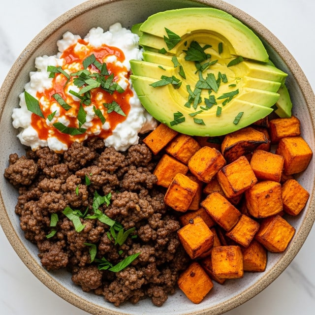 Ground Beef Hot Honey Bowl Recipe