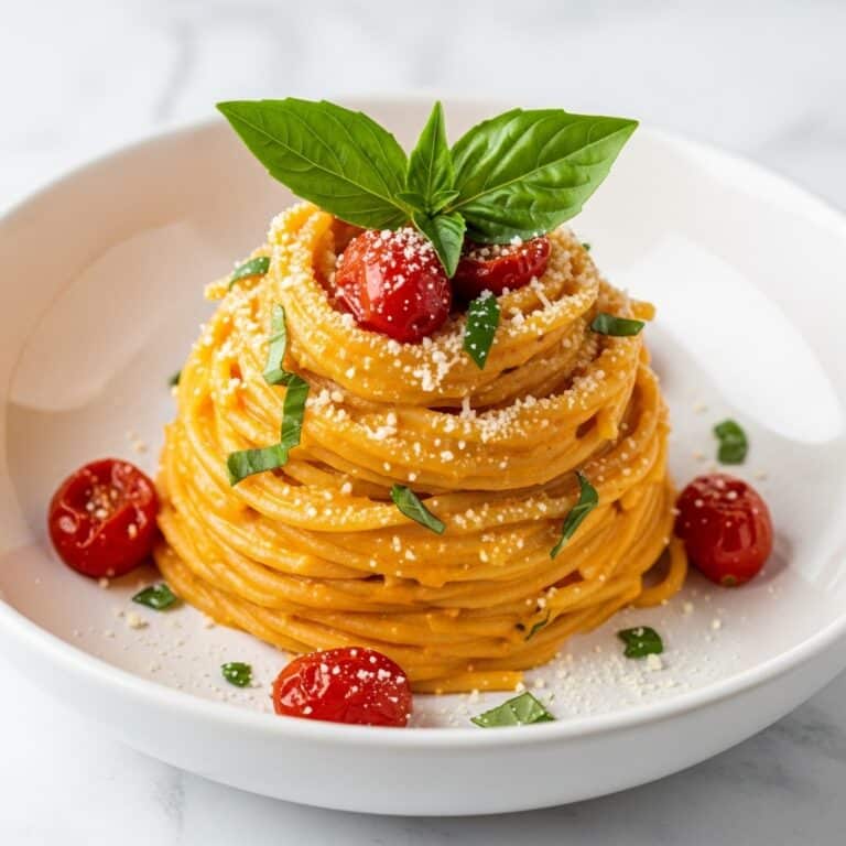 Indulgent Roasted Tomato and Garlic Ricotta Pasta Delight Recipe