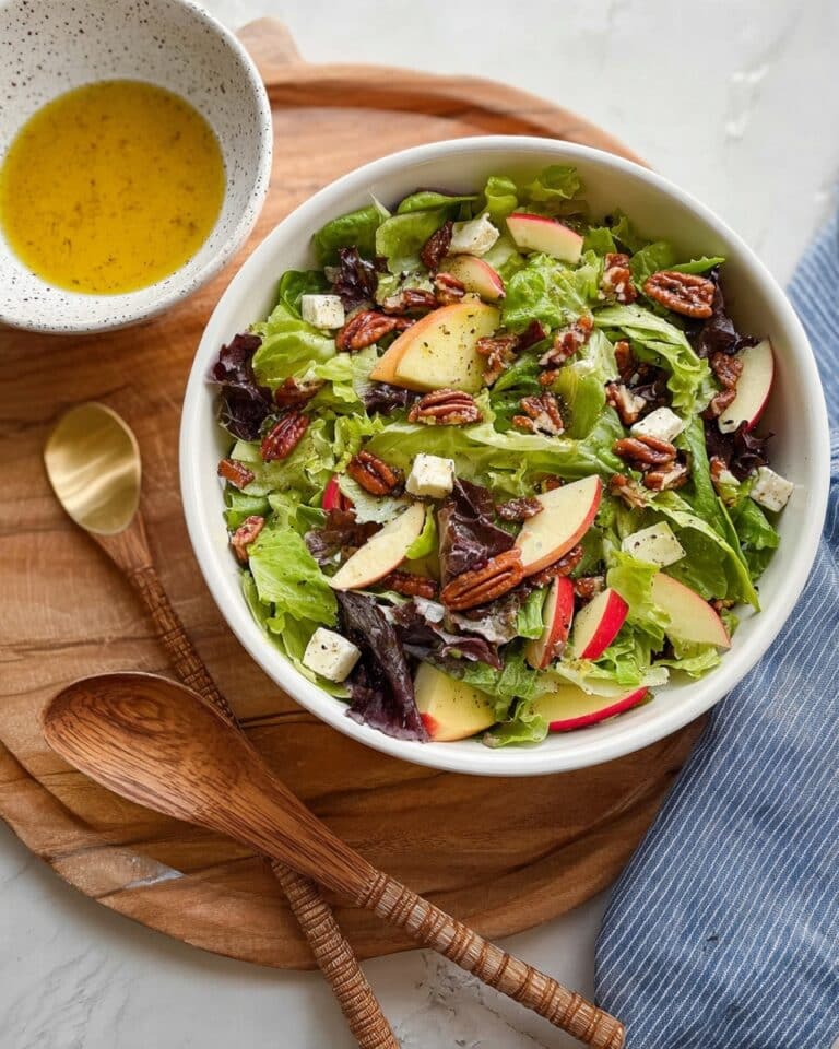 Autumn Salad with Apple Cider Vinaigrette Recipe