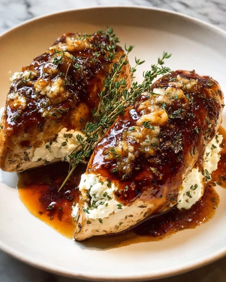 Slow Cooker Chicken with Fig Jam and Goat Cheese Recipe