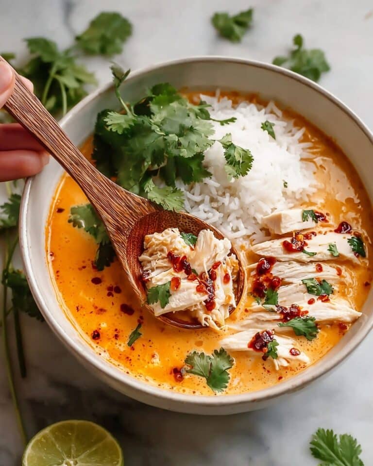 Savory Coconut Chicken Brothy Rice for Cozy Nights Recipe