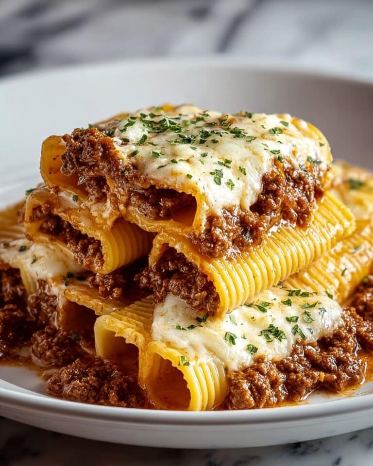 Baked Rigatoni Stuffed with Beef Ragu & Mozzarella Recipe