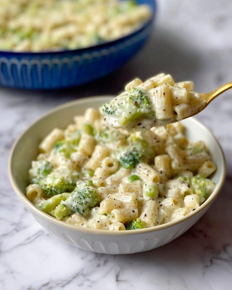 Cheesy and Creamy Broccoli Pasta Recipe