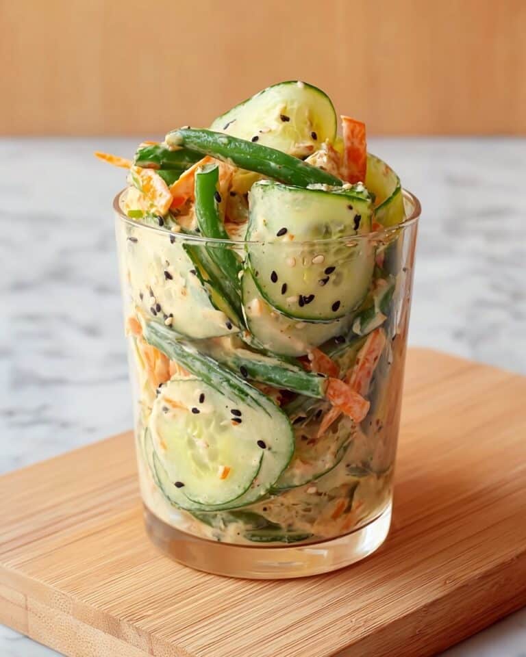Creamy Asian Cucumber Salad Bowl Recipe
