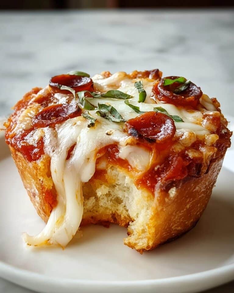 Mini Deep Dish Crescent Roll Pizzas Recipe