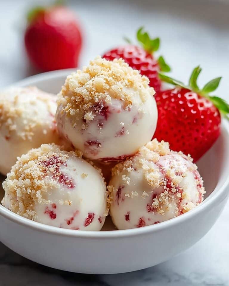 Strawberry Cheesecake Protein Balls Recipe
