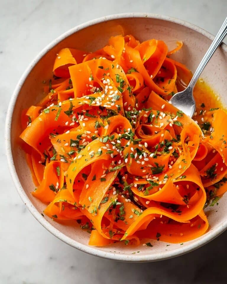 Raw Carrot Salad with Lime, Parsley, and Sesame Seeds Recipe
