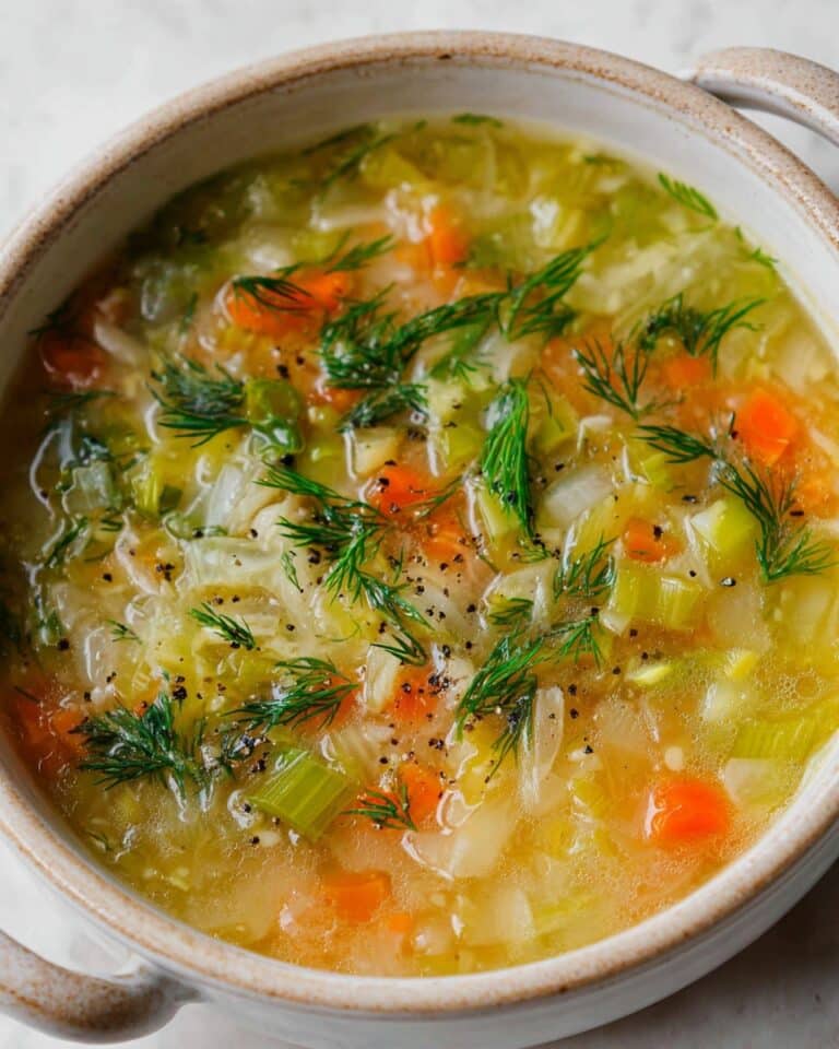 Orzo, Leek, and Dill Soup Recipe
