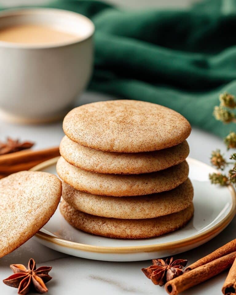 Easy Vanilla Chai Shortbread Cookies Recipe