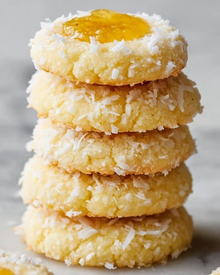 Easy Hawaiian Pineapple Coconut Thumbprint Cookies Recipe