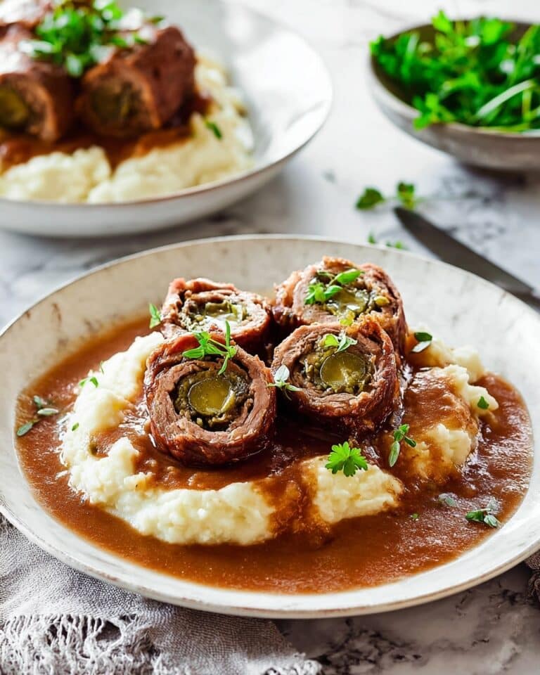 Classic German Rouladen with Homemade Gravy Recipe