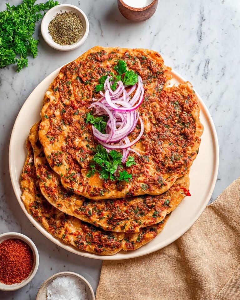 Lahmacun – Baked Turkish Pizza Recipe