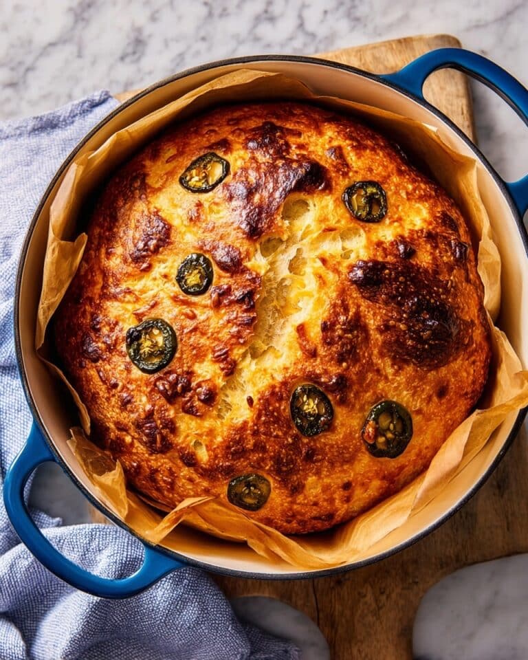 Jalapeno Cheddar Dutch Oven Bread Recipe