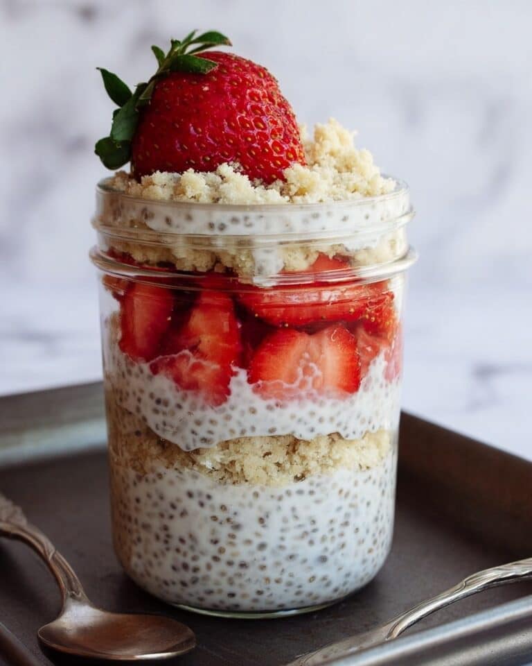 Strawberry Shortcake Chia Pudding Recipe