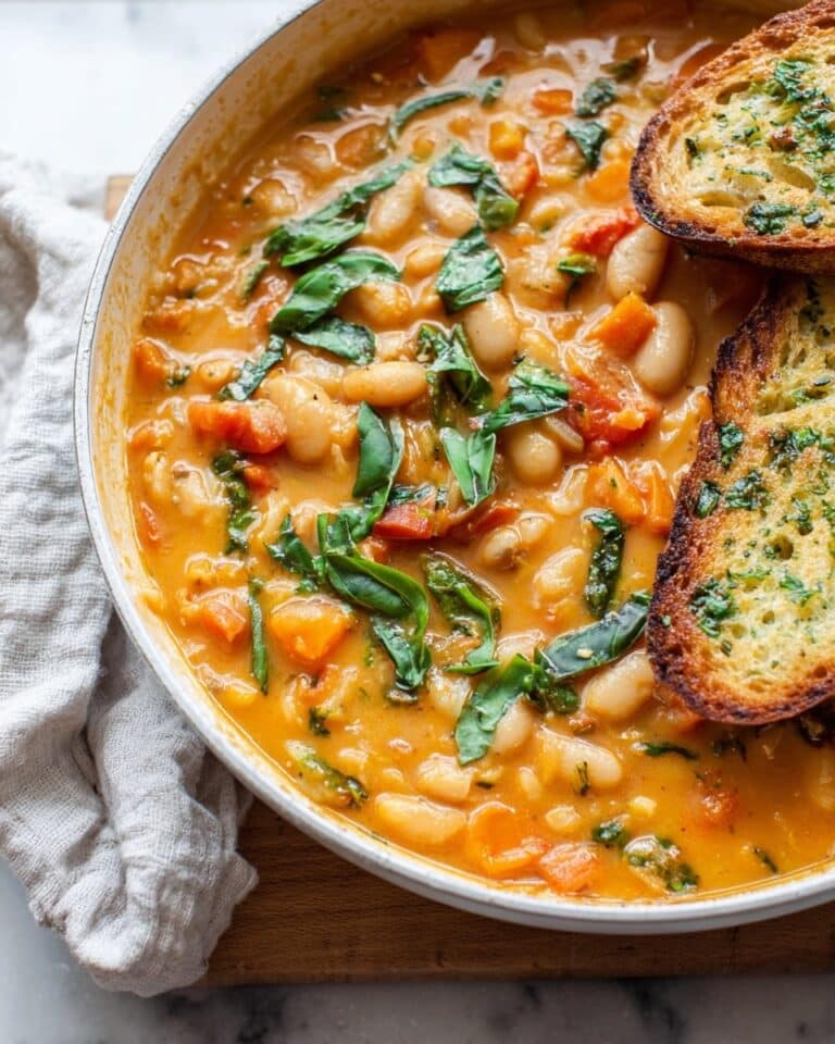 Creamy Tomato White Bean Stew Recipe