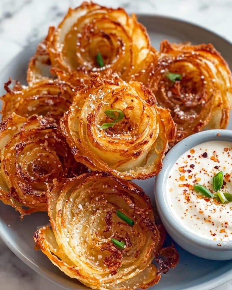 Viral High-Protein Keto Onion Rings Hack (No Breadcrumbs, No Frying!) Recipe