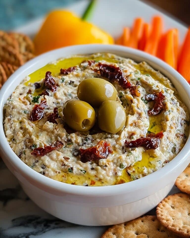 Quick & Easy 2-Minute Green Olive Dip – Perfect for Any Snack! Recipe