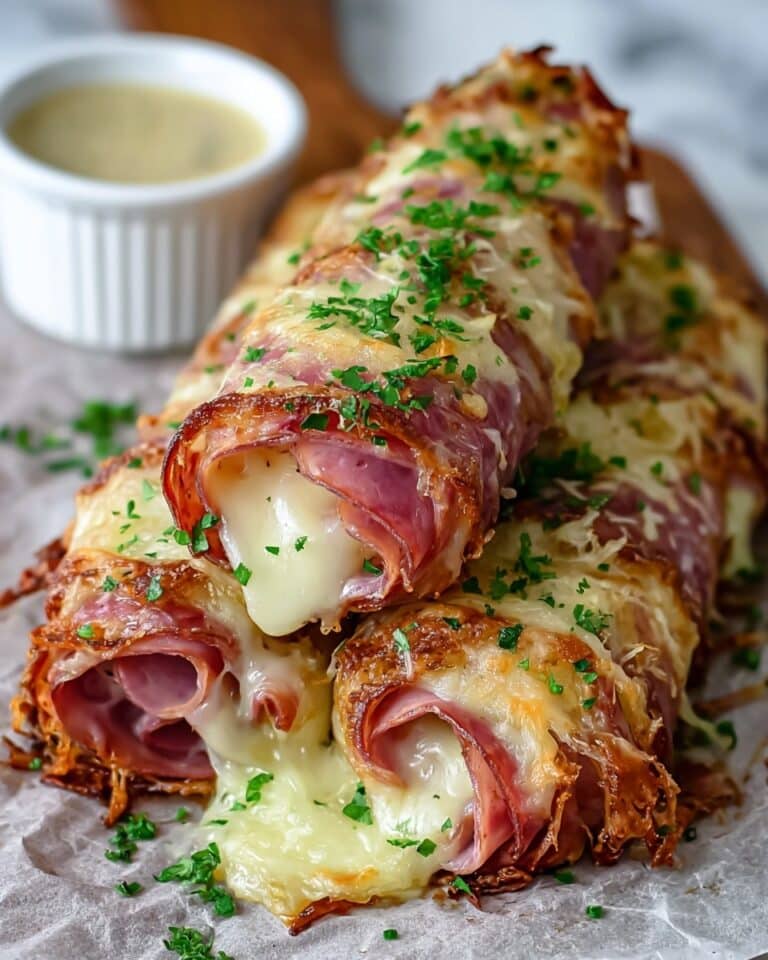 Keto Crispy Reuben Roll-Ups Recipe