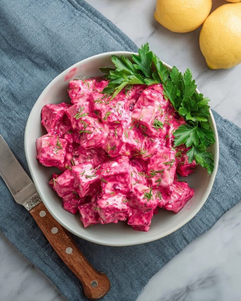 Beetroot Salad Dip with Greek Yogurt (Patzarosalata) Recipe