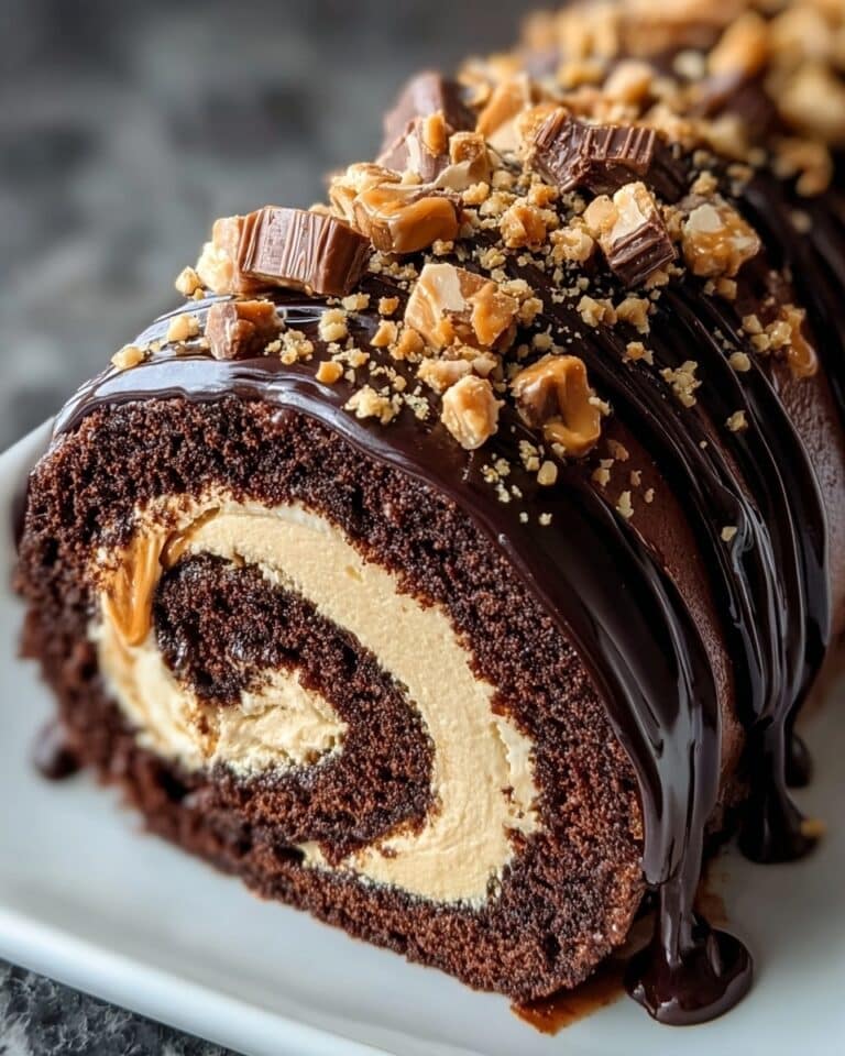 Irresistible Peanut Butter Cup Chocolate Roll Recipe