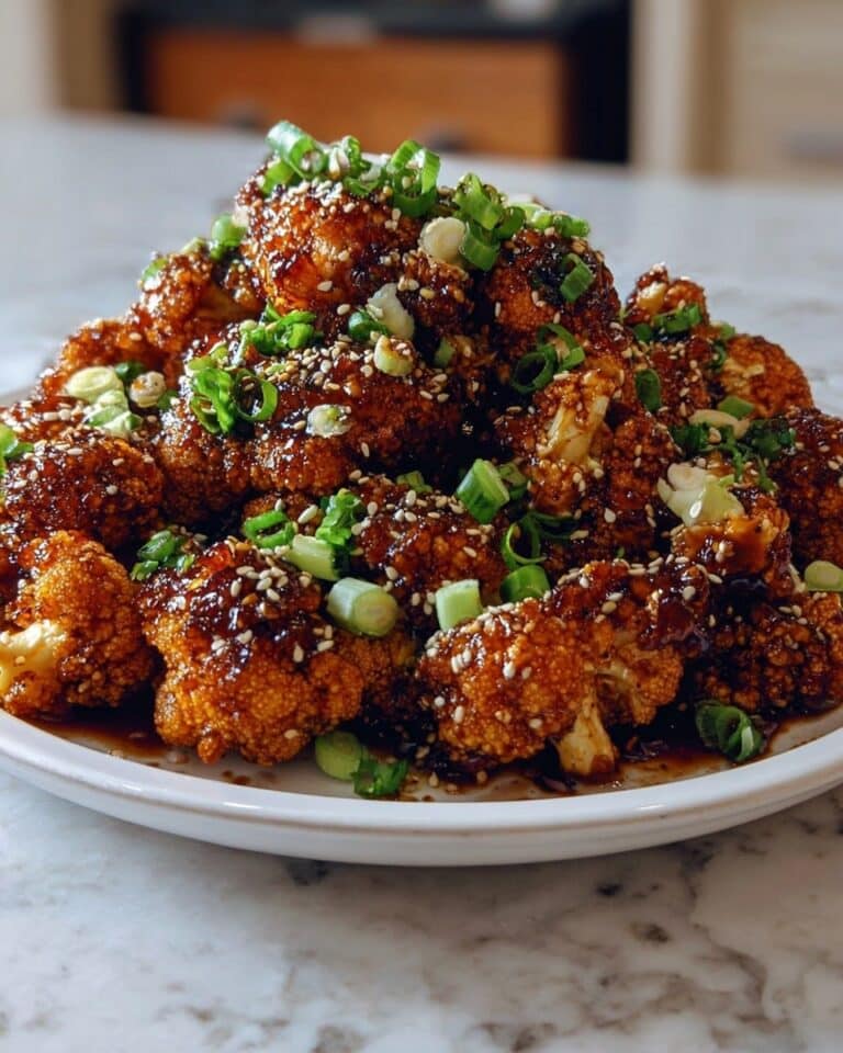 Amazing Sticky Honey Garlic Cauliflower in 5 Steps Recipe