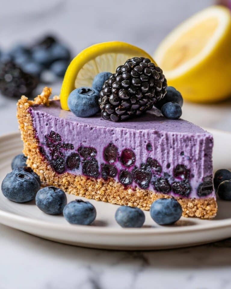 No-Bake Blueberry Chia Seed Pie Recipe