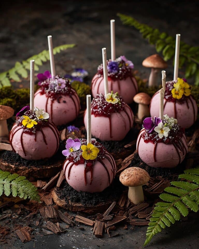 Forbidden Forest Blackberry Cheesecake Pops Recipe