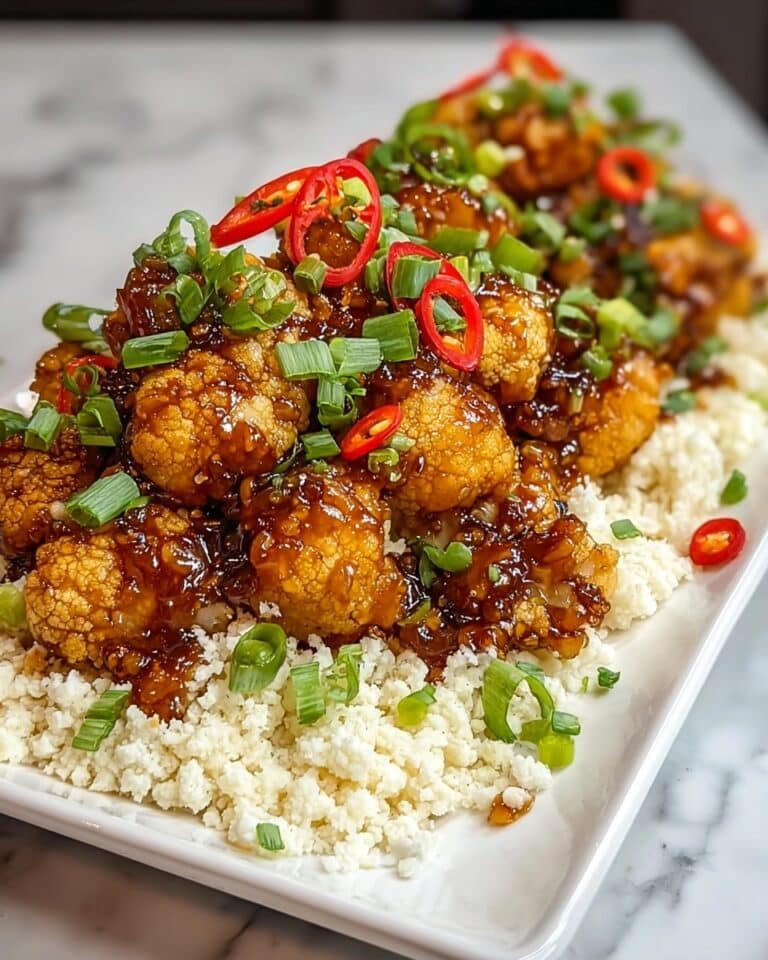 General Tso’s Cauliflower Bowls: A Healthy Flavor Twist! Recipe