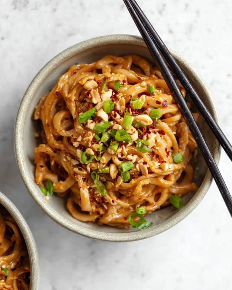Spicy Peanut Butter Noodles Recipe